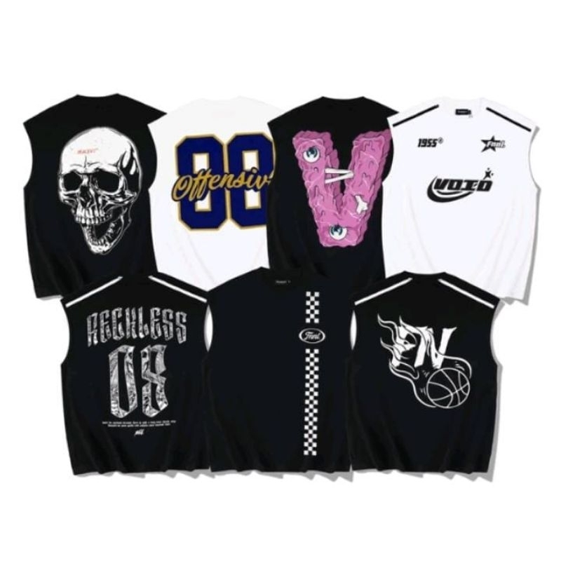 Fennel Kaos Singlet T-shirt Distro Oversized Motif OFFENSIVE
