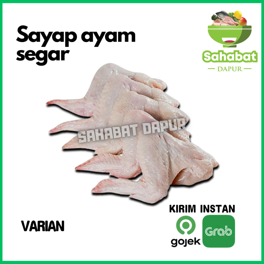 

Sayap Ayam/Daging Ayam/Daging Segar/Ayam Segar - Sahabatdapur