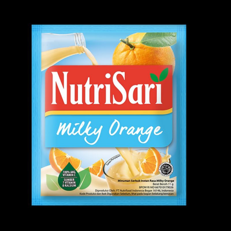 

Nutrisari milky orange