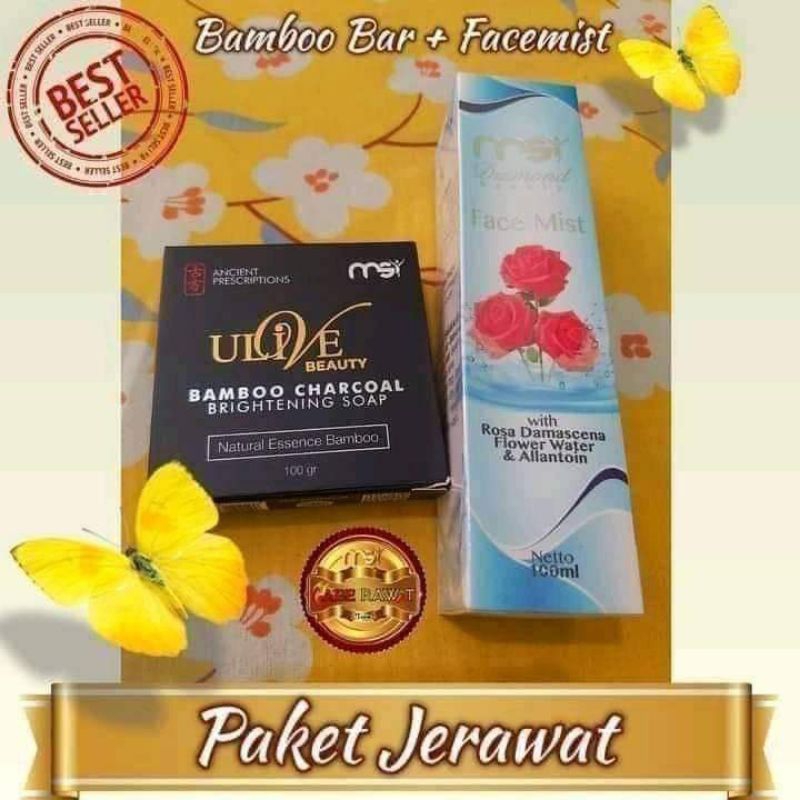 BISA COD PAKET JERAWAT SABUN BAMBO DAN FACEMIST MSI ORIGINAL 100%