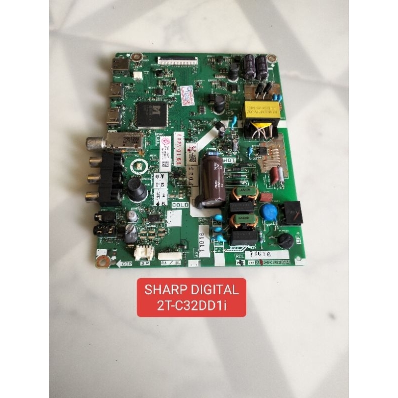 MESIN TV LED SHARP 2T-C32DD1I - MB - BORD TV LED SHARP 2T-C32DD1I
