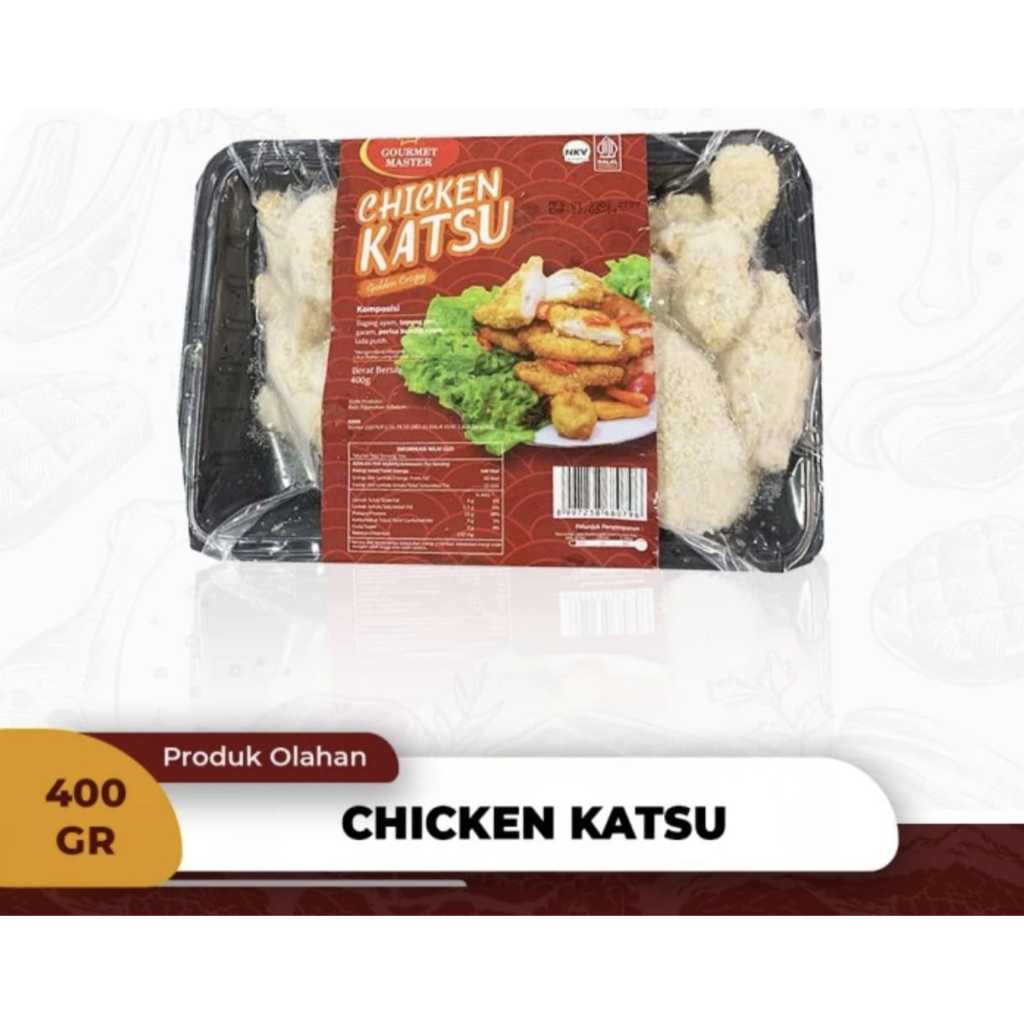 

Gourmet Master Chicken Katsu | Olahan Fillet Ayam Katsu - 400 gram