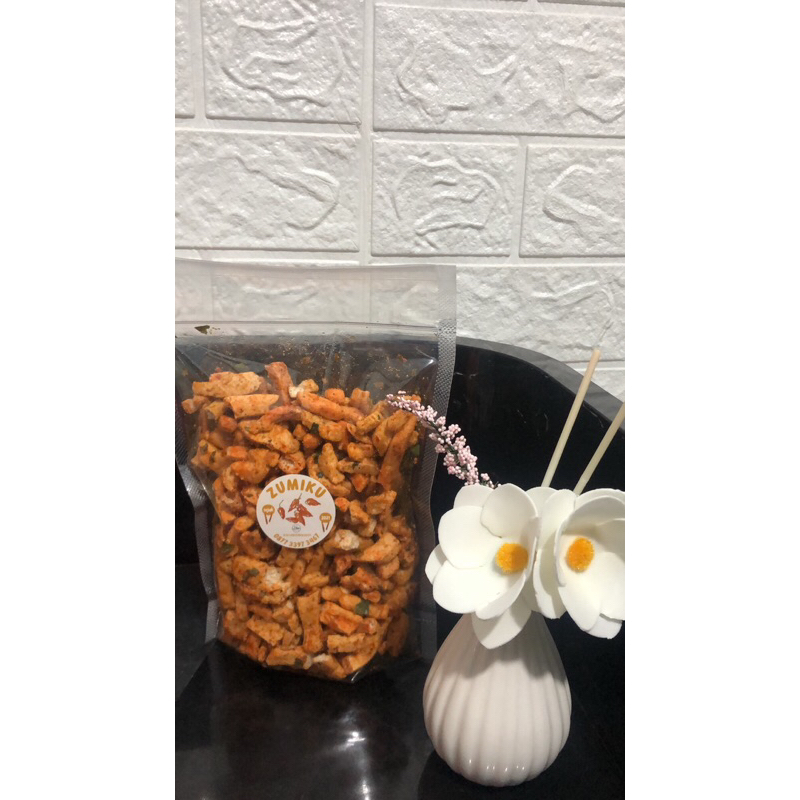 

Basreng Zumiku Pedas Manis Daun Jeruk 250gr / 500gr / 1kg
