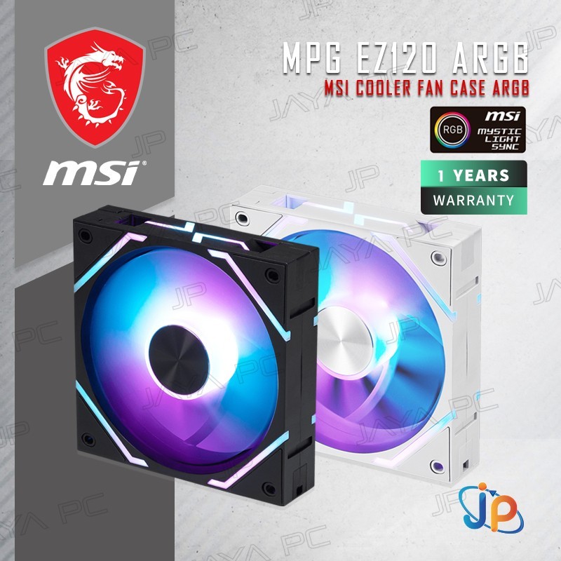 MSI MPG EZ120 ARGB Cooler Fan Case - Fan Casing 12cm