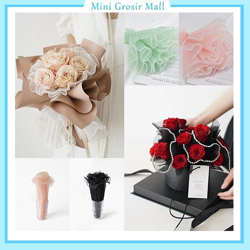 

Kertas Tile Gold Mermaid Tile Kain Gelombang Kertas Bunga Wrap Korean Keriting Wrapping Mesh Buket Bunga KB6265 - 6267