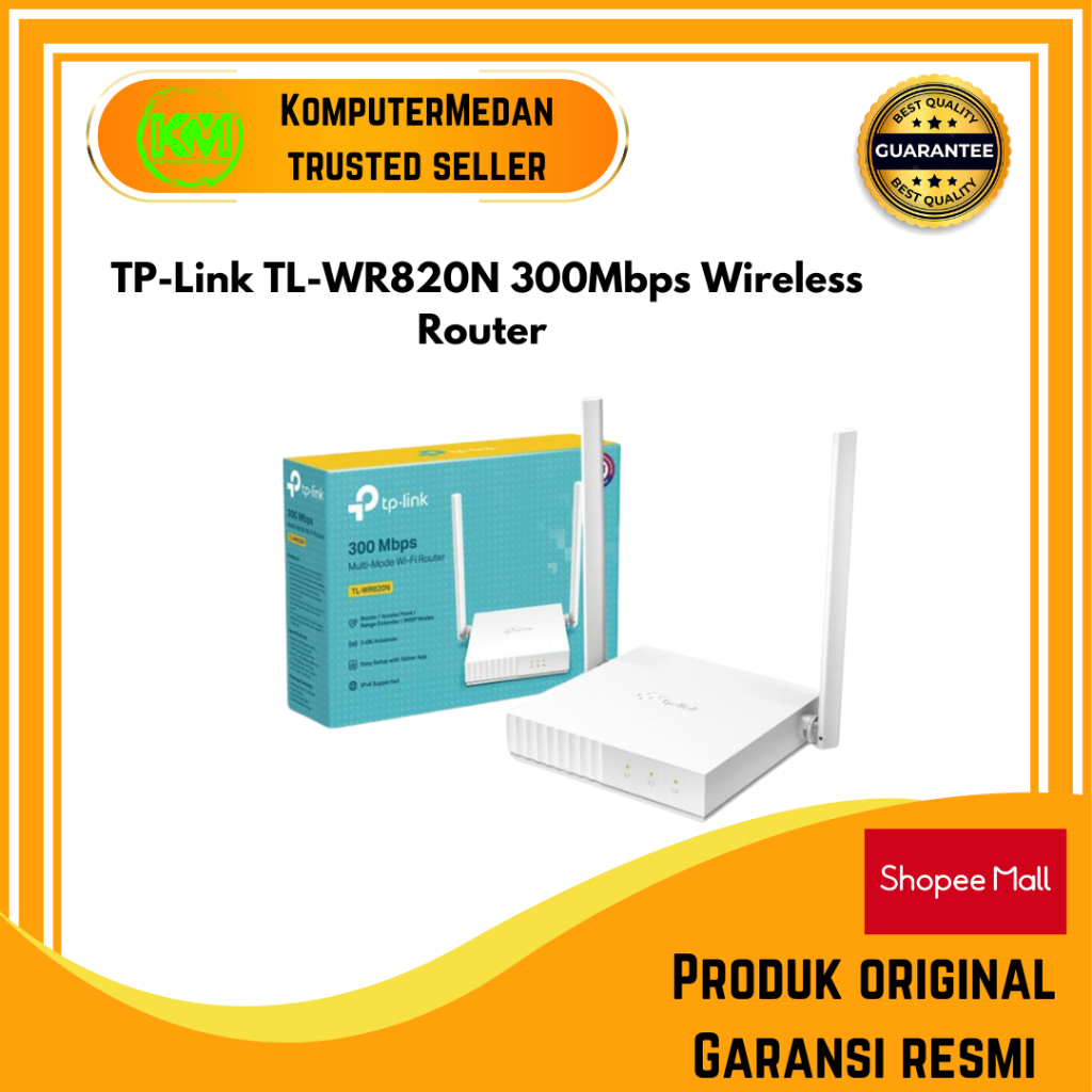 TP-Link TL-WR820N 300Mbps Wireless Router TP LINK WR820N 820N