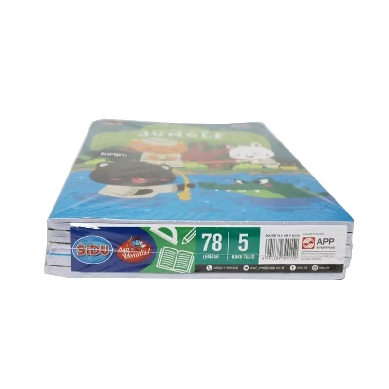 

Buku Tulis SIDU 78 Lembar/ Isi 5 buku