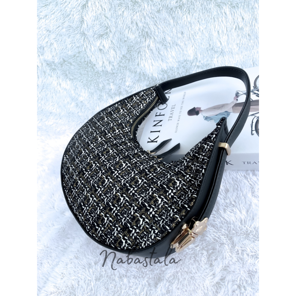 Nabastala Store - Moon Bag Kayana | Tas Bulan | Tas bahu wanita | Tas wanita cantik | Tas wanita uni