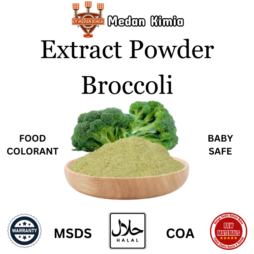 

Bubuk Ekstra Sayur Brokoli 50gr Mpasi Bayi Pure Natural / Extract Powder Broccoli 50gr Food Grade