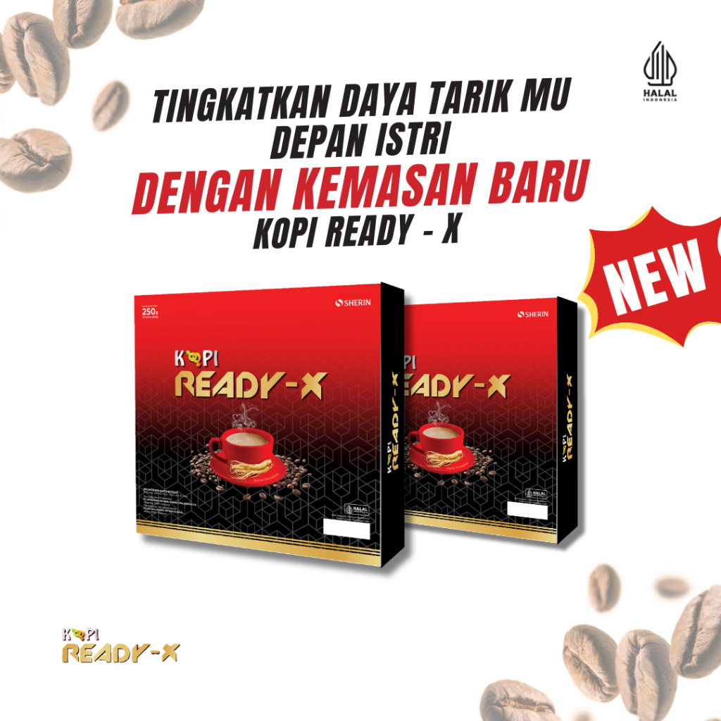 

KOPI READY X KEMASAN BARU ISI 10 SACHET