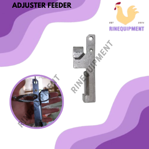 ADJUSTER FEEDER CABLE PLAT PENGATUR PAN FEEDER KANDANG AYAM ADJUSTER BESI