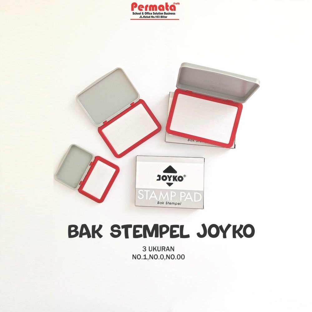 

Bak Stempel / Stamp Pad Joyko No.00,No.0,No.1 Murah
