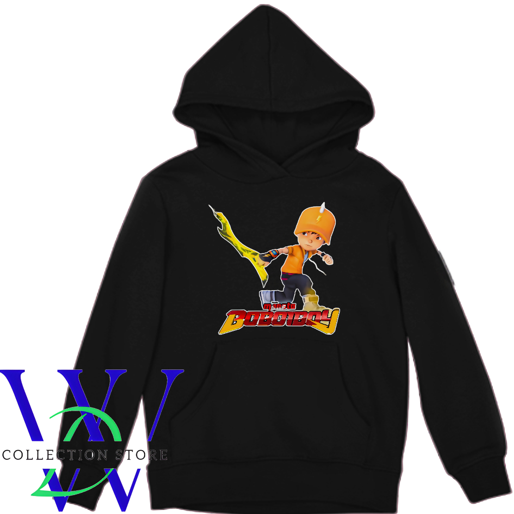 WDC jaket hoodie anak monsta boboiboy hoodie anak boboiboy petir