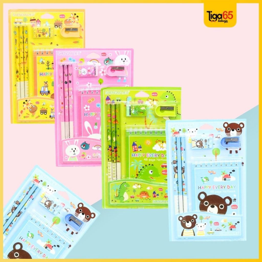 

Paket Alat Tulis / Alat Tulis Set Karakter / Stationery Set / Alat Tulis Sekolah/ Kado Ulang Tahun Anak #40134