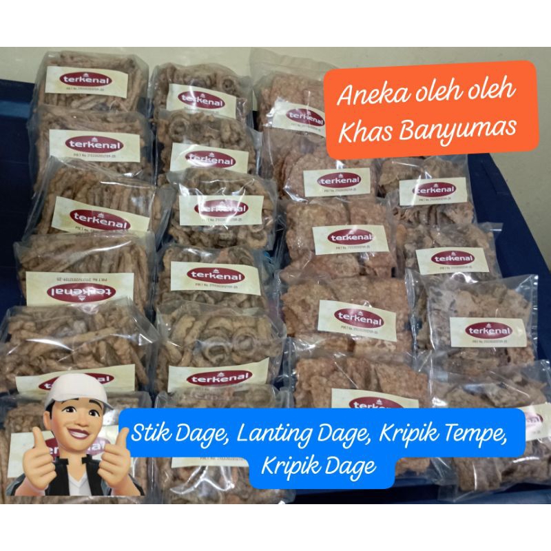 

Kripik Dage dan tempe kekinian asli Banyumas