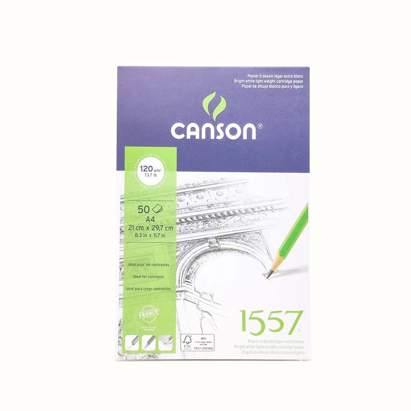 

Canson 1557-Ja Sketch 50Sheets A4 120G