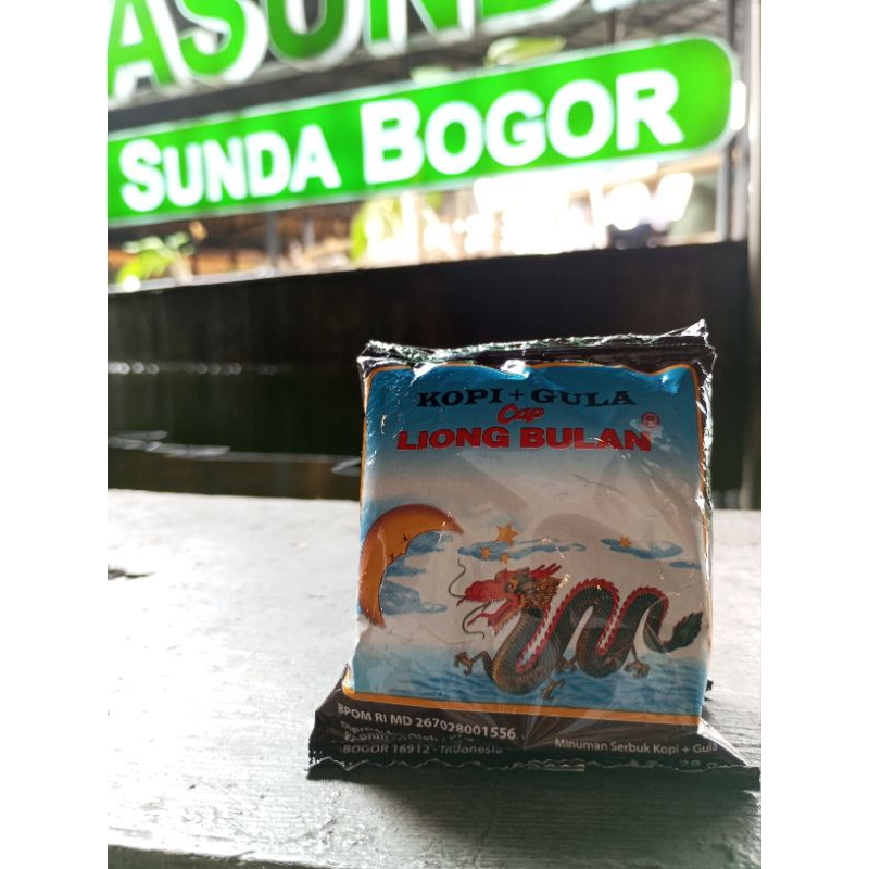 

Liong Plus Gula 1Pack Isi 20 Sachet Kopi Bubuk Siap Minum Teman Ngemil Kopi Khas Bogor