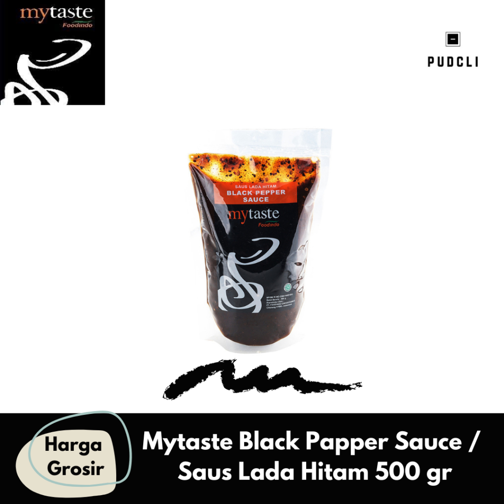 

Mytaste Black Papper Sauce / Saus Lada Hitam 500 gr