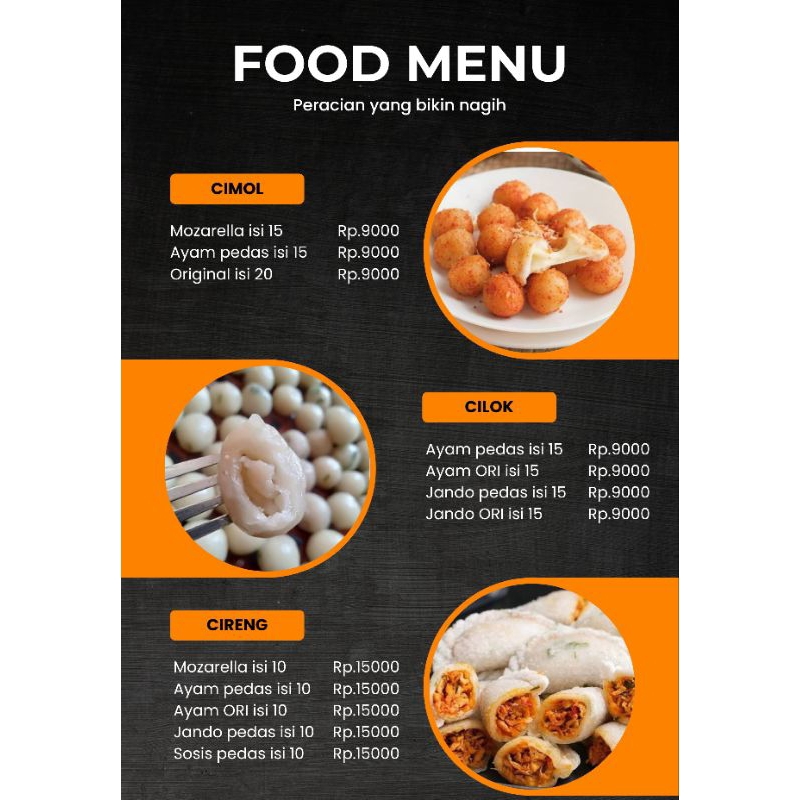 

CILOK CIMOL CIRENG TEH JUWI