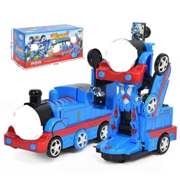JS Mainan Anak Mobil TrainGo 2in1 Jadi Robot