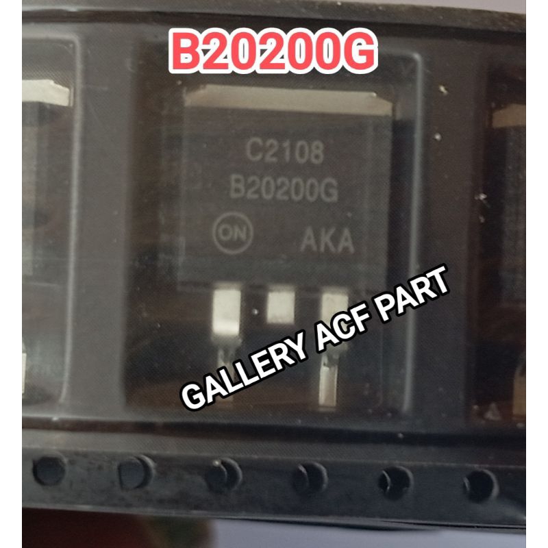 B20200C B20200 B20200G DIODA MBRF20200CT 20A 200V SWITCHMODE Schottky Power Rectifie SMD