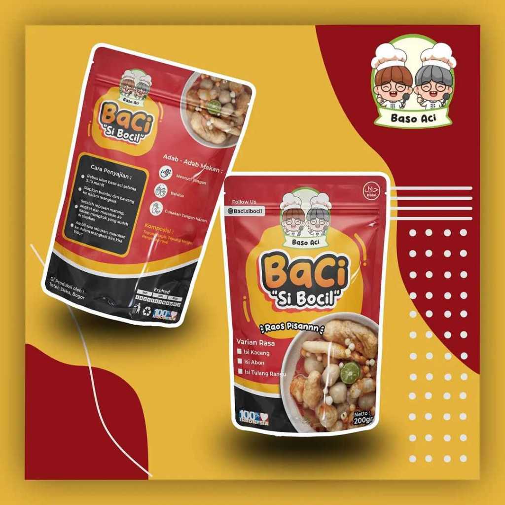 

PAKET BACI SI BOCIL 2 PCS