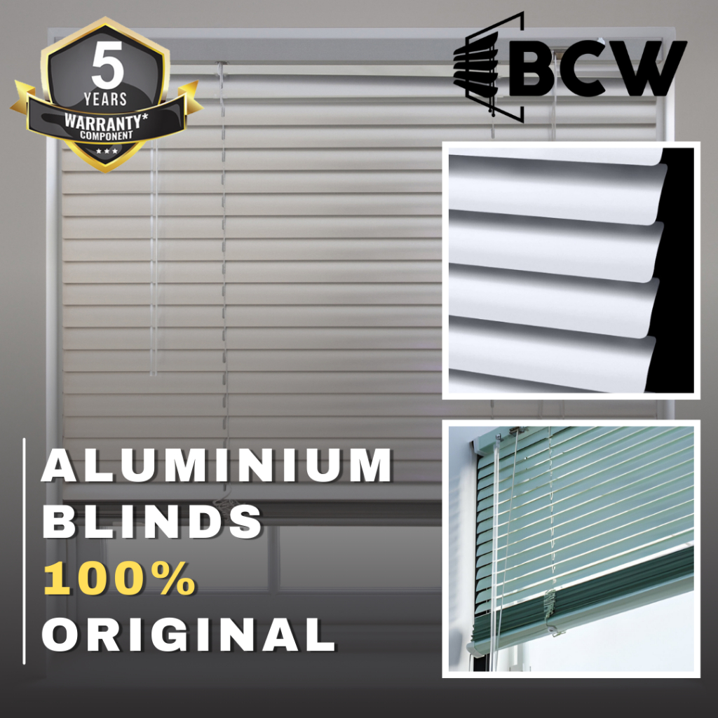 Alumunium Venetian Blinds - Horizontal Venetian Blind - Tirai lipat - Kerai Alumunium - Tirai Gulung