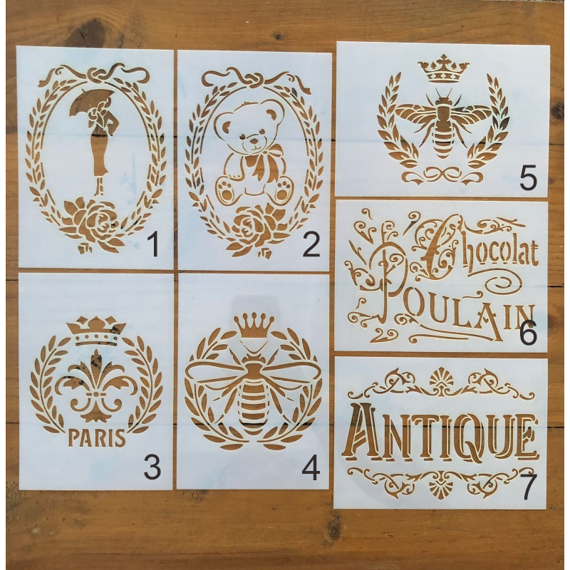 

Aneka Stencil Limited Stock French Style Vintage Paris