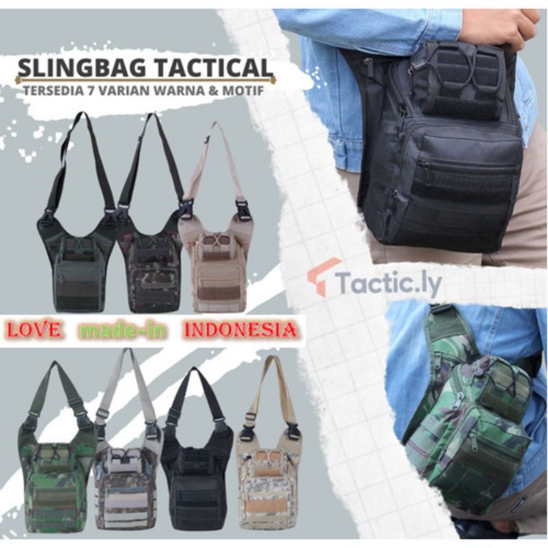 TAS SELEMPANG TACTICAL PREMIUM TAS ARMY TAS CAMERA 803
