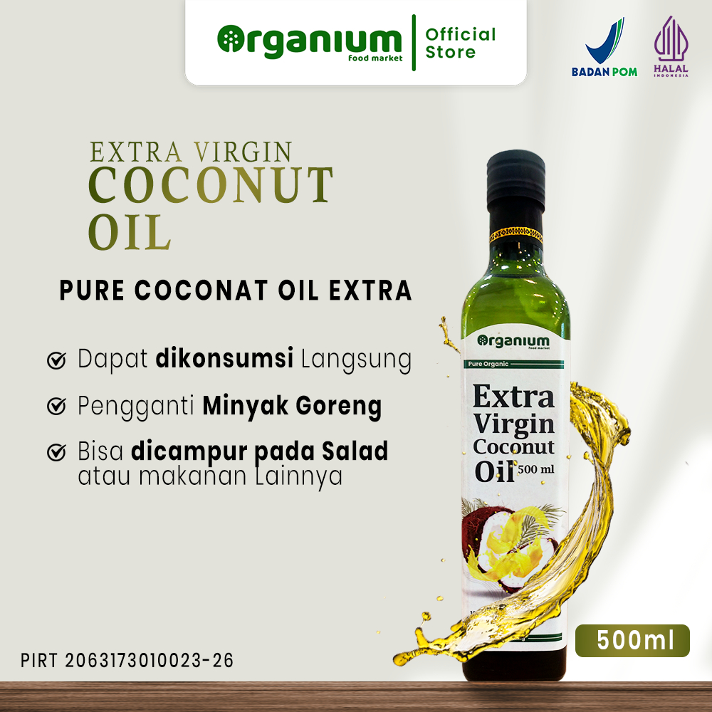 

Virgin Coconut Oil ORGANIUM 100% Minyak kelapa Murni - 500ml