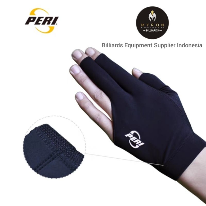 Sarung Tangan Billiard Peri~Peri Glove~Black