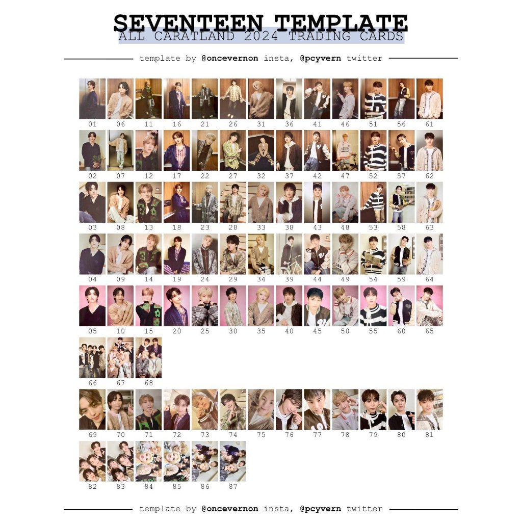 [READY STOCK] TRADING CARD CARATLAND 2024 SEVENTEEN SCOUPS JEONGHAN HOSHI