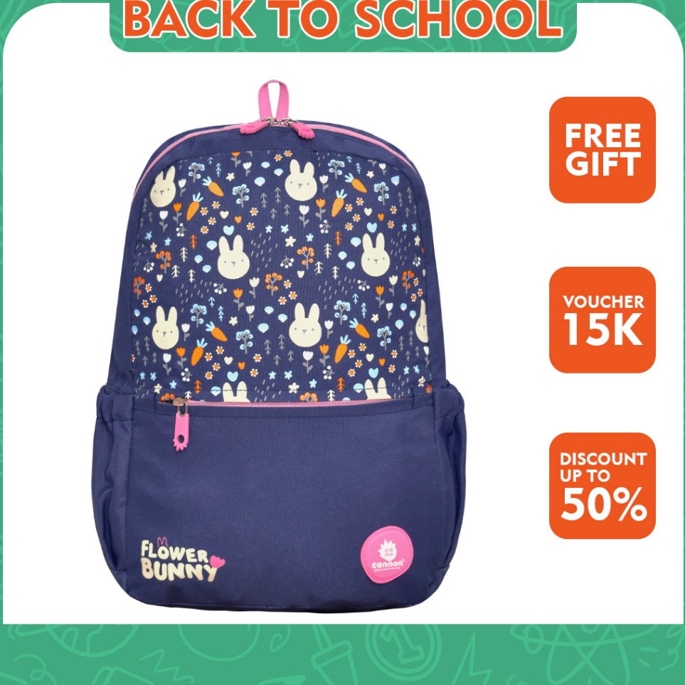 Cannon  Tas Ransel Anak Tas Sekolah Anak SD  Flower 719