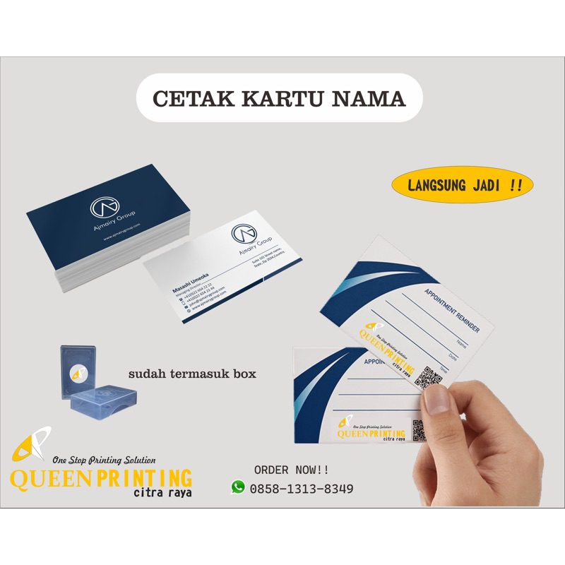 

100pcs(1box) MURAH! CETAK KARTU NAMA,KARTU BISNIS,ID CARDS Kertas