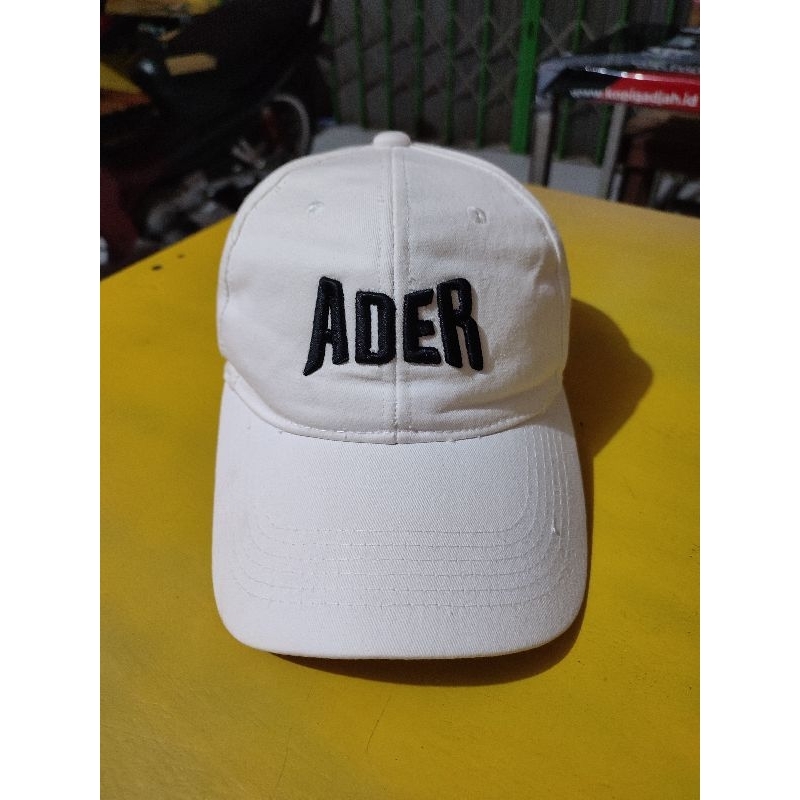 Topi Caps Logo Ader Putih