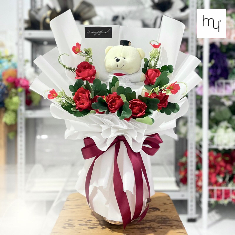 HOOMEY - Buket Paskibraka | Bouquet Paskibraka | Paskibraka Bouquet | Buket Paskibraka Cowok | Buket