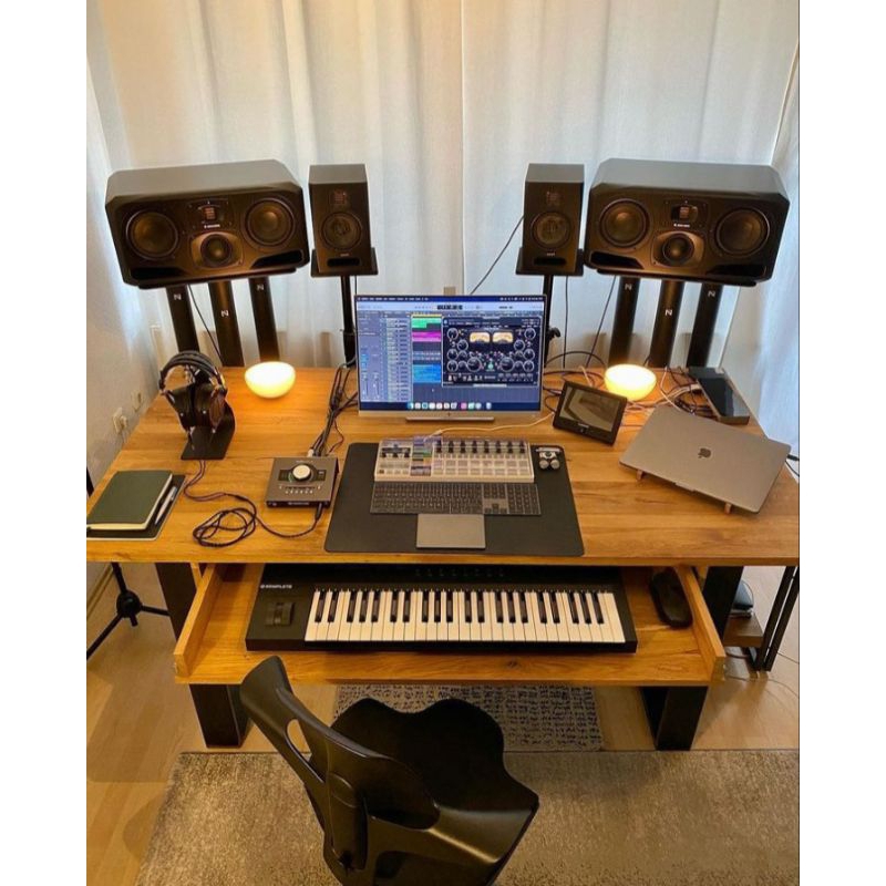 battledesk,meja keyboard piano,akustik,meja studio musik,stan keyboard