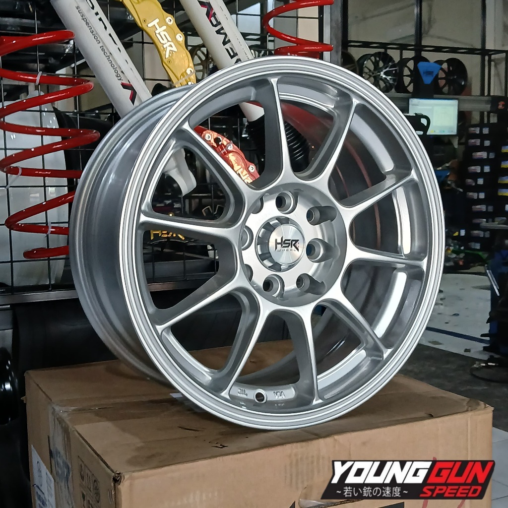 Velg Mobil Ring 15 Brio Satya Mobilio Yaris Avanza Galant Pelek HSR Zico 15 Silver