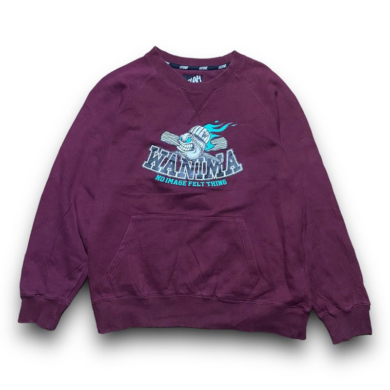 Leflah x Wanima Band Japan "No Image Felt Thing" Crewneck