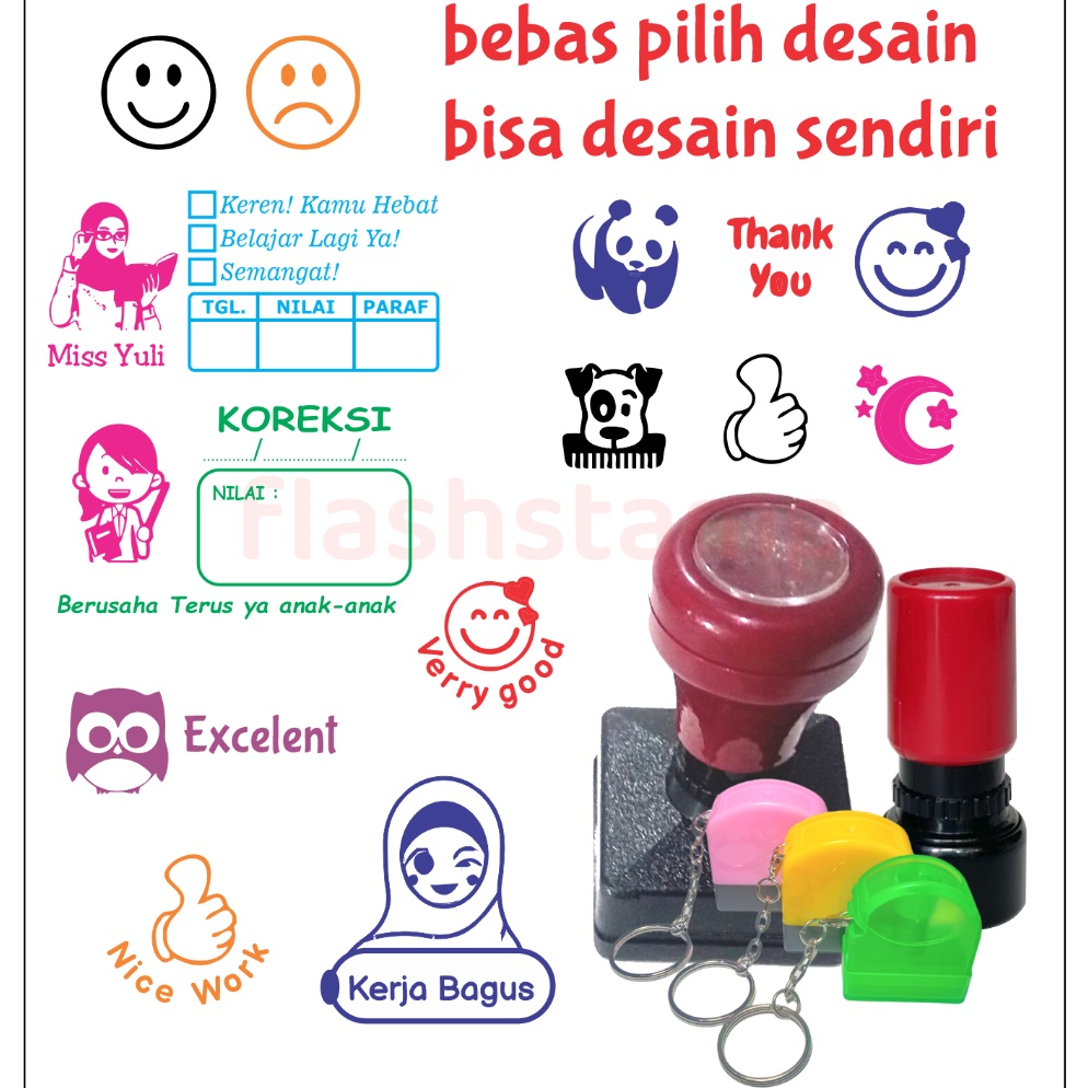 

Garansi Terbaik Stempel Nilai Reward Stempel Guru Penilaian Bebas Pilih Desain