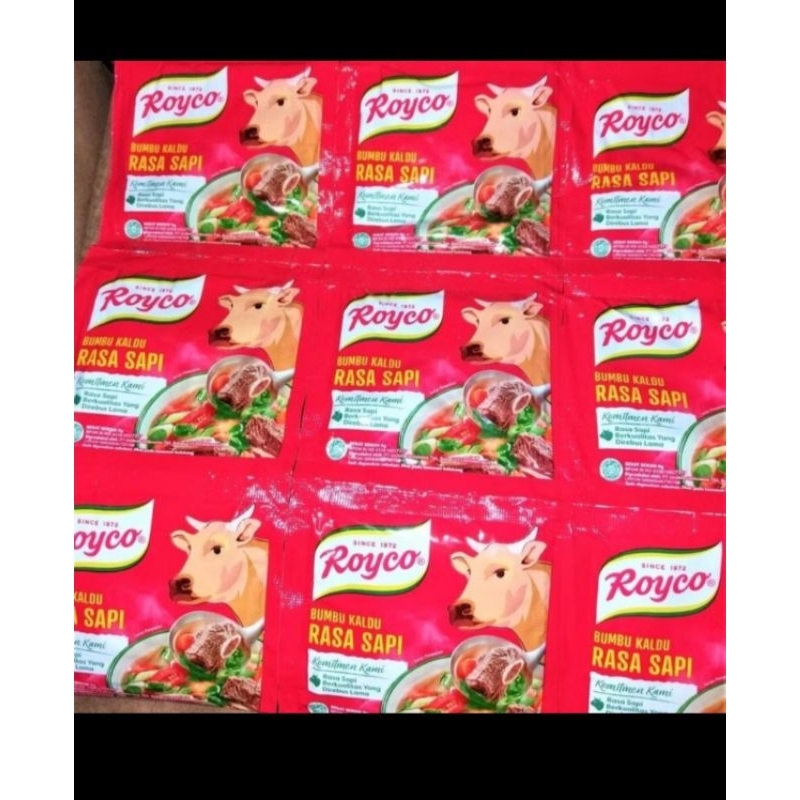

Royco rasa ayam royco rasa sapi 1 renceng isi 10 pcs