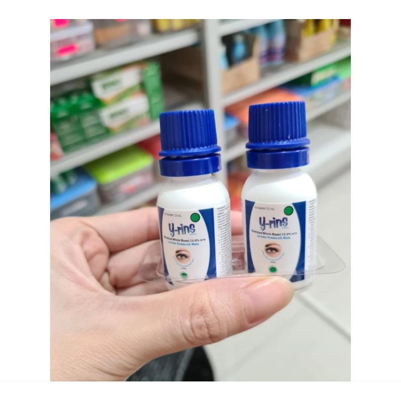 Yrins Larutan Pembersih Mata 12ml untuk mata lelah dan sakit