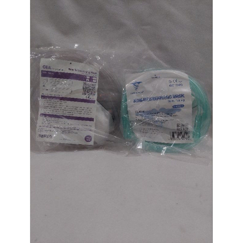 Masker NRM (non rebreating) Gea