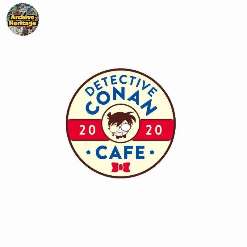 

sticker Detective Conan cafe stiker anime kartun wibu