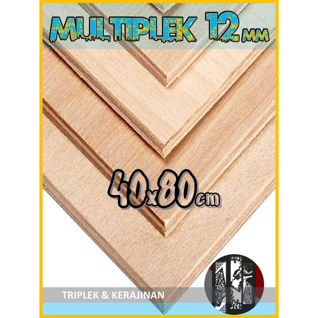Triplek 12mm 40x80 cm | Multiplek Plywood 12 mm  40x80 | 40 x 80 | 80x40 | 80 x 40 cm