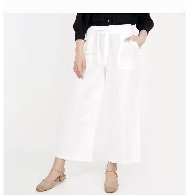 Novel Mice Kulot Katun White size XL