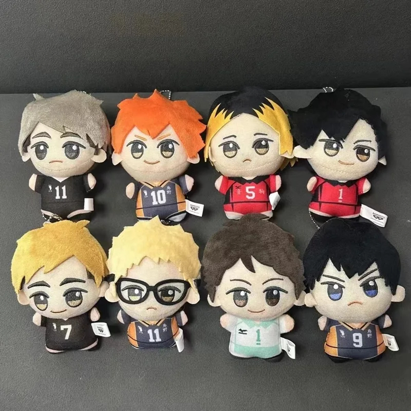 Anime Haikyuu Plush Doll Kuroo Tsukishima Kei Tetsurou Miya Osamu Game Cosplay Pendant Keychain Cute