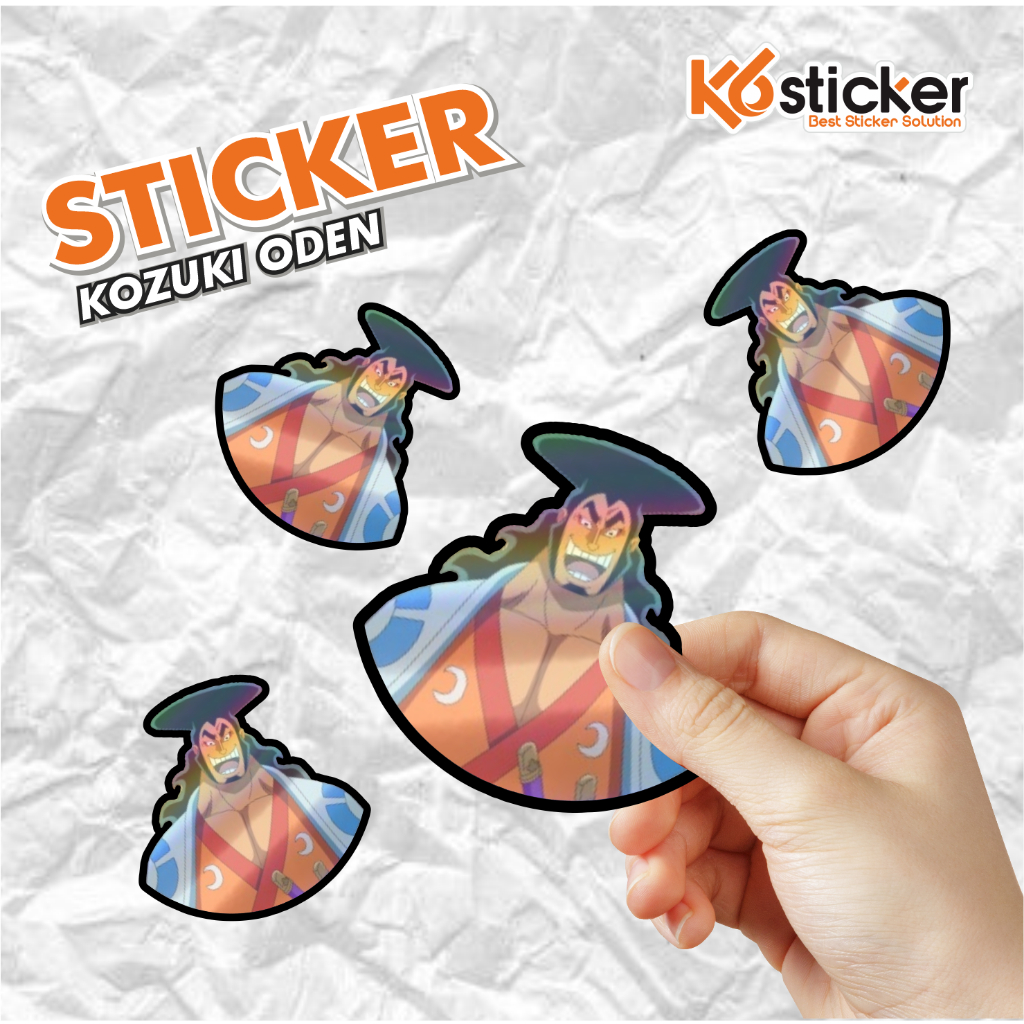 

Stiker anime hologramoden one piece stiker case laptop