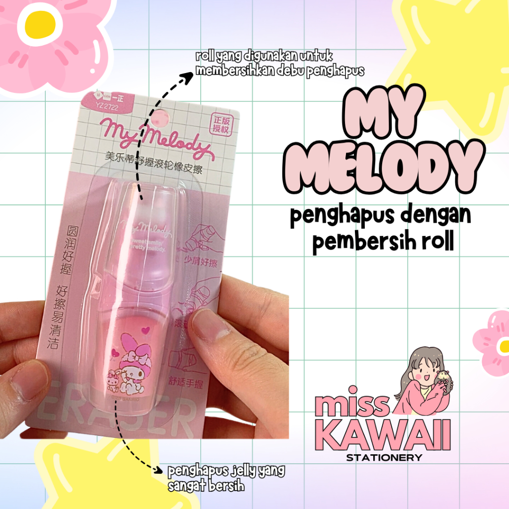 

Melody Roller Eraser/ Penghapus Lucu/ Penghapus Sanrio IIGEN YZ2722