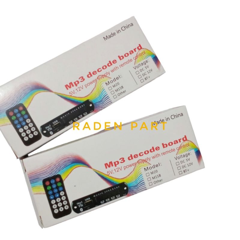MODUL MP3 KIT 12V BLUETOOTH 5.0 FM RADIO TF CARD USB AUX KIT/MODUL MP3